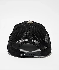 Ed Hardy Skulls Rhinestone Black Trucker Hat