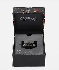 Ed Hardy Stainless Steel Skull Ring
