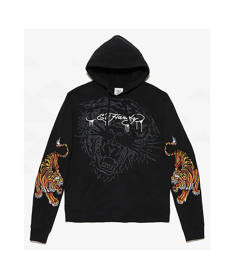 Ed Hardy Tiger Black Hoodie