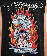 Ed Hardy Tiger Black Tank Top