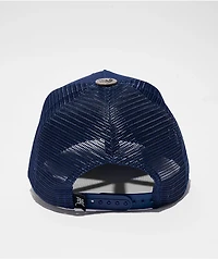 Ed Hardy Tiger Flame Navy Trucker Hat