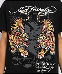 Ed Hardy Tigers Black T-Shirt