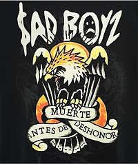 Ed Hardy x $AD BOYZ by Junior H Eagle Black T-Shirt