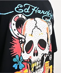 Ed Hardy x $AD BOYZ by Junior H Gamble Rhinestone Black Long Sleeve T-Shirt