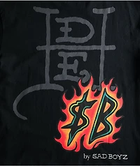 Ed Hardy x $AD BOYZ by Junior H Western Rhinestone Black T-Shirt
