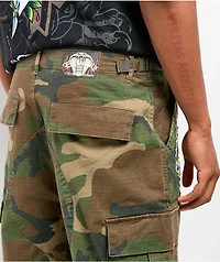 Ed Hardy x Broken Promises Chaos Camo Baggy Fit Cargo Pants