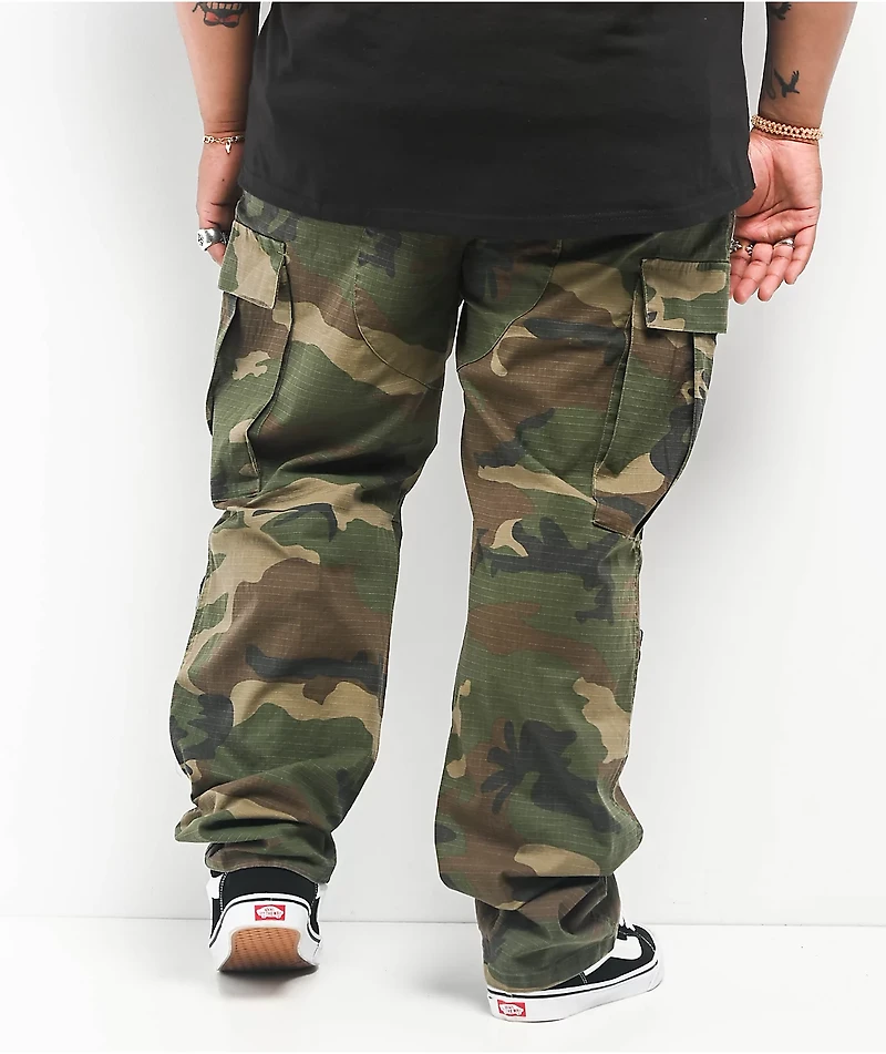 Ed Hardy x Broken Promises Chaos Camo Baggy Fit Cargo Pants