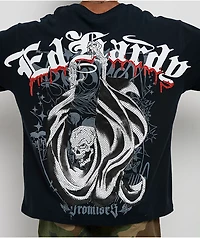 Ed Hardy x Broken Promises Death's Shadow Black T-Shirt