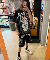 Ed Hardy x Broken Promises Death's Shadow Black T-Shirt