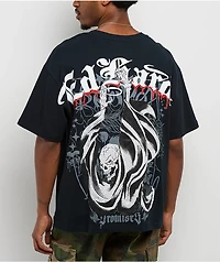 Ed Hardy x Broken Promises Death's Shadow Black T-Shirt