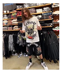 Ed Hardy x Broken Promises Miss Me Later White T-Shirt