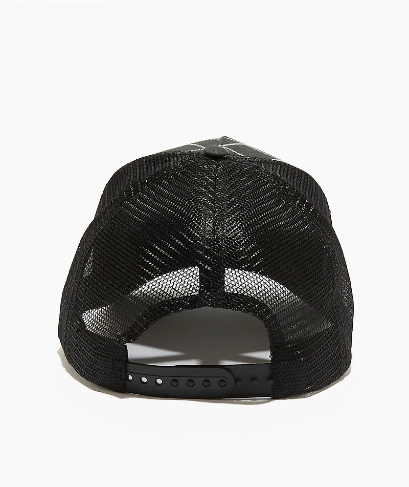 Ed Hardy x Broken Promises Wasted Love Black Trucker Hat
