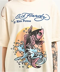 Ed Hardy x Kim Petras Koi Oversized T-Shirt