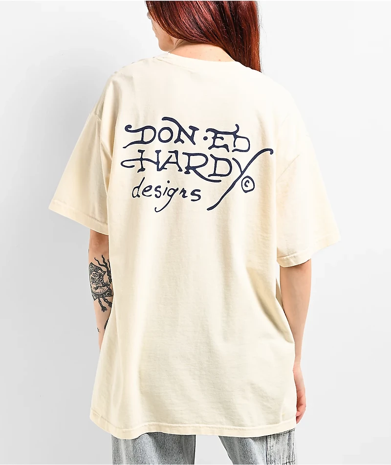 Ed Hardy x Kim Petras Koi Oversized T-Shirt