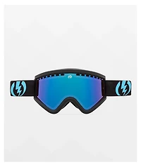 Electric EGV Matte Black Blue Chrome Snowboard Goggles