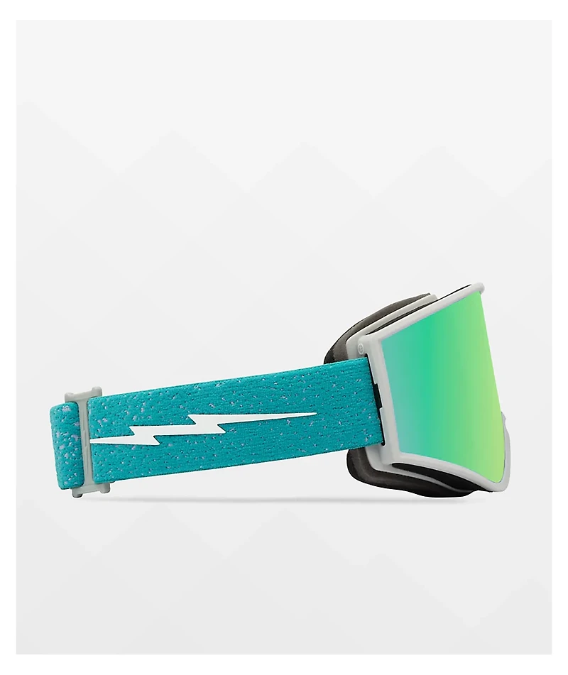 Electric Kleveland Crocus Speckle & Green Chrome Snowboard Goggles