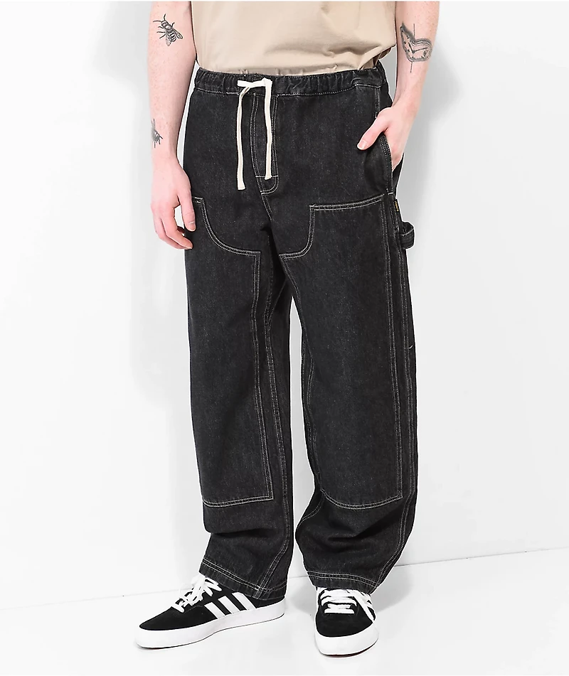 Element Burleys Black Denim Pants