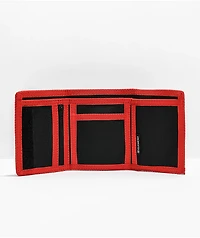 Element Elemental Black & Red Trifold Wallet