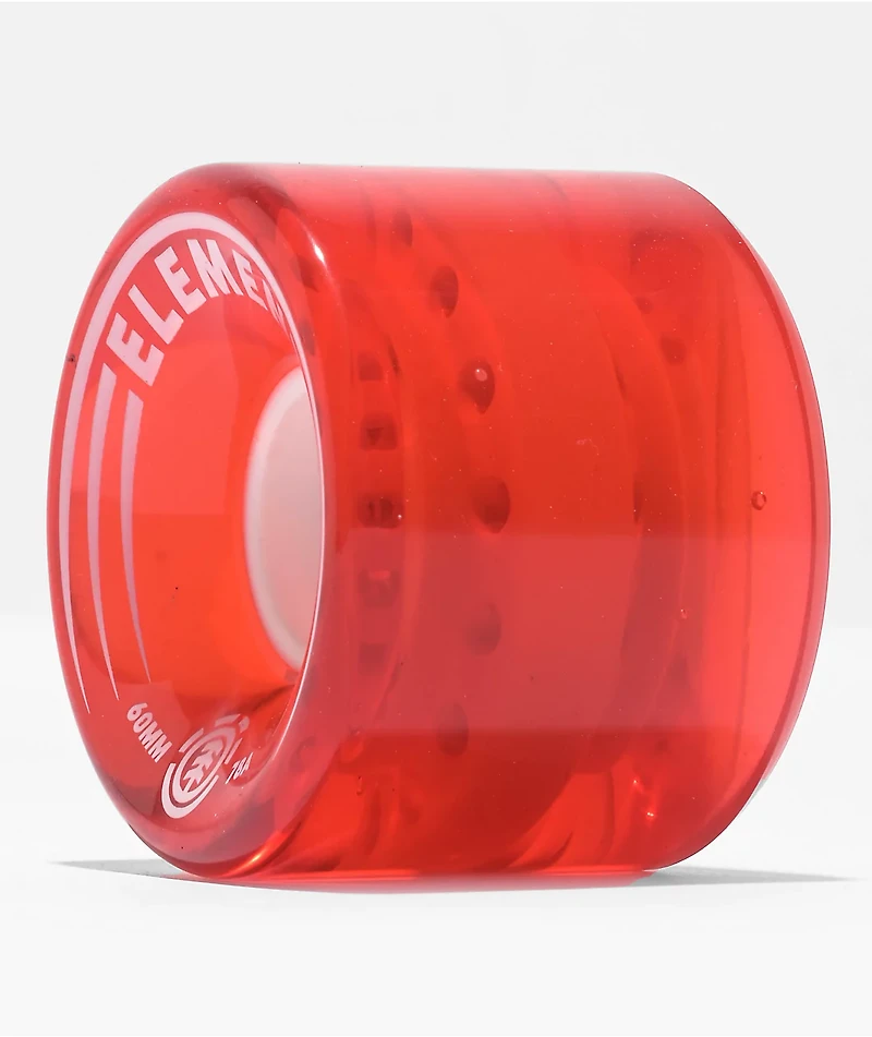 Element Filmer 60mm 78a Red Cruiser Skateboard Wheels