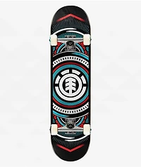 Element Hatched Blue & Red 8.0" Skateboard Complete