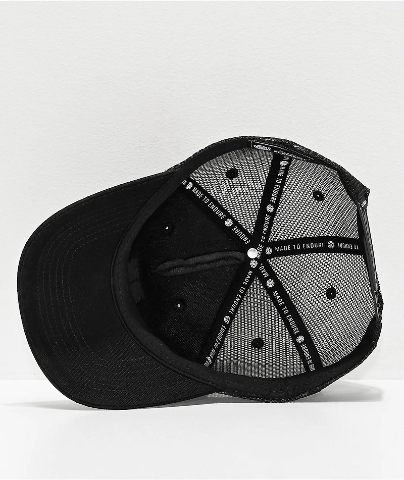 Element Icon Black Trucker Hat