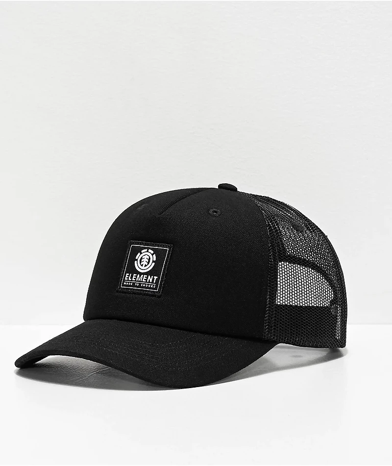 Element Icon Black Trucker Hat