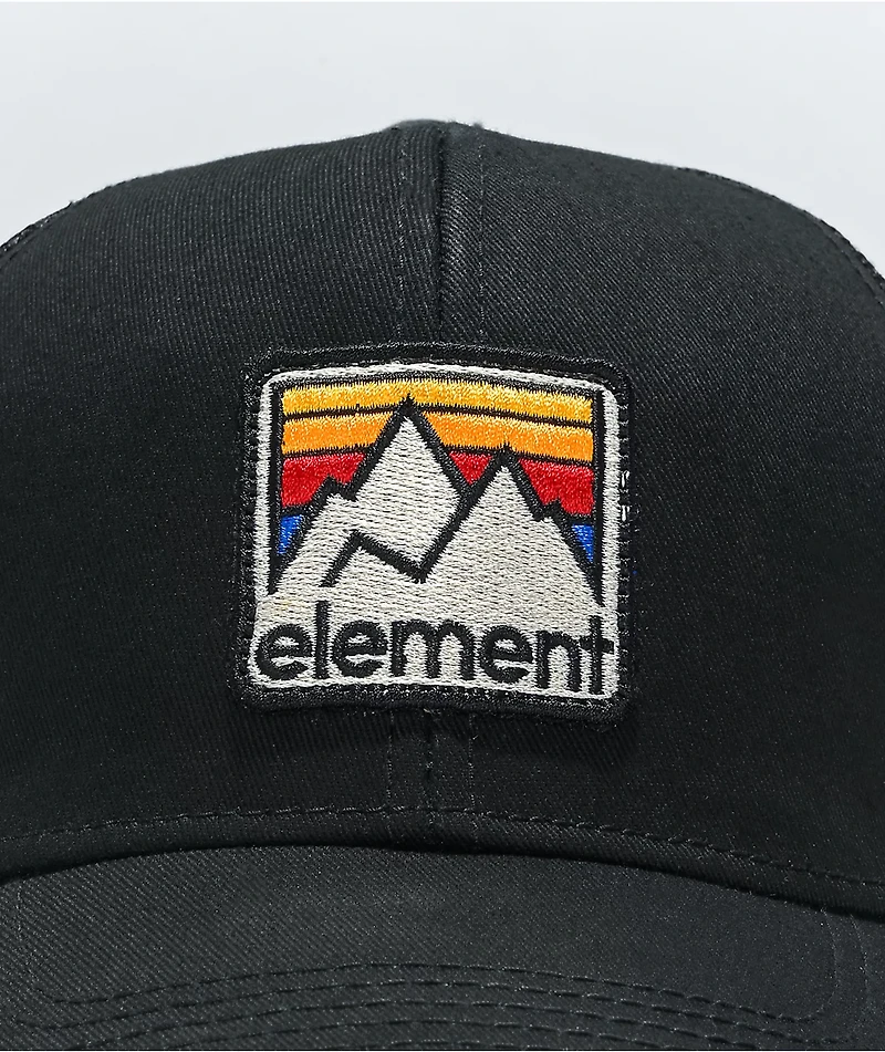Element Joint Black Trucker Hat