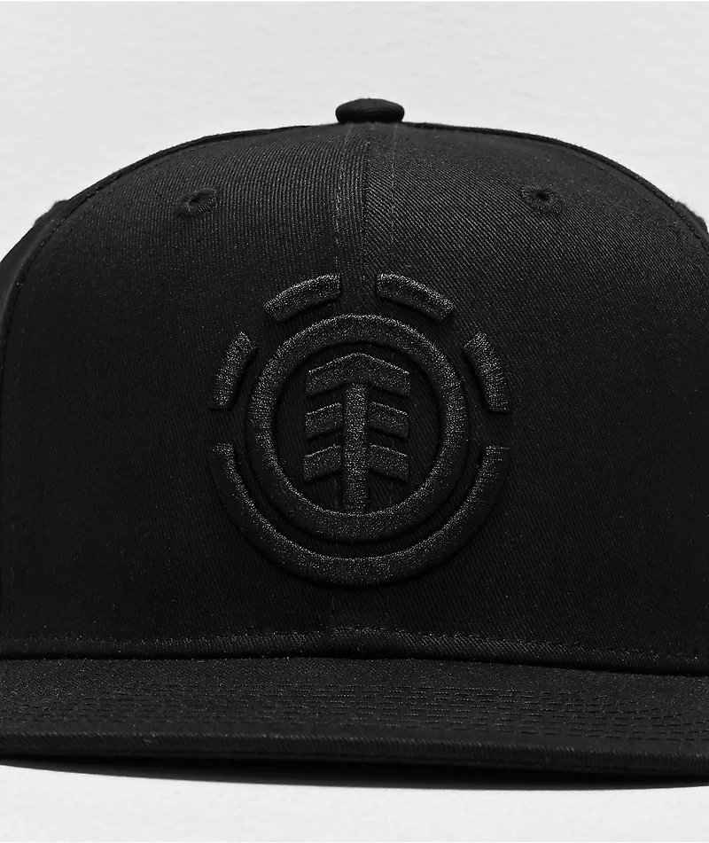 Element Knutsen All Black Snapback Hat