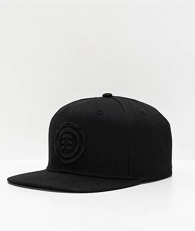 Element Knutsen All Black Snapback Hat