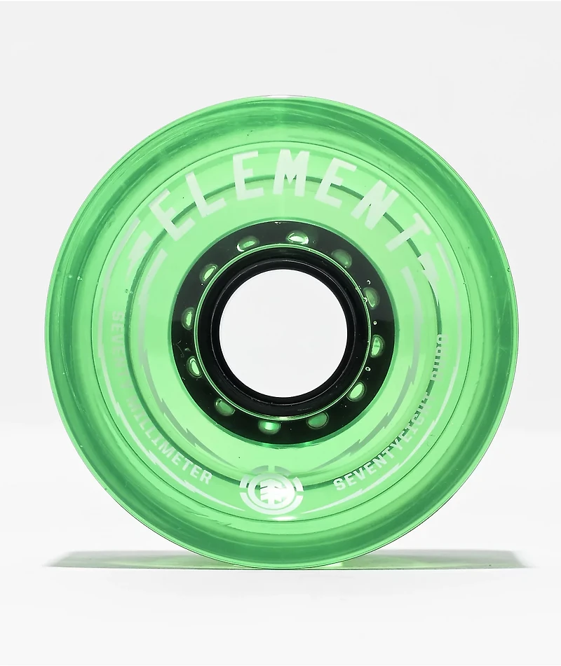 Element Rasta 70mm 78a Red, Yellow, Black & Green Cruiser Skateboard Wheels