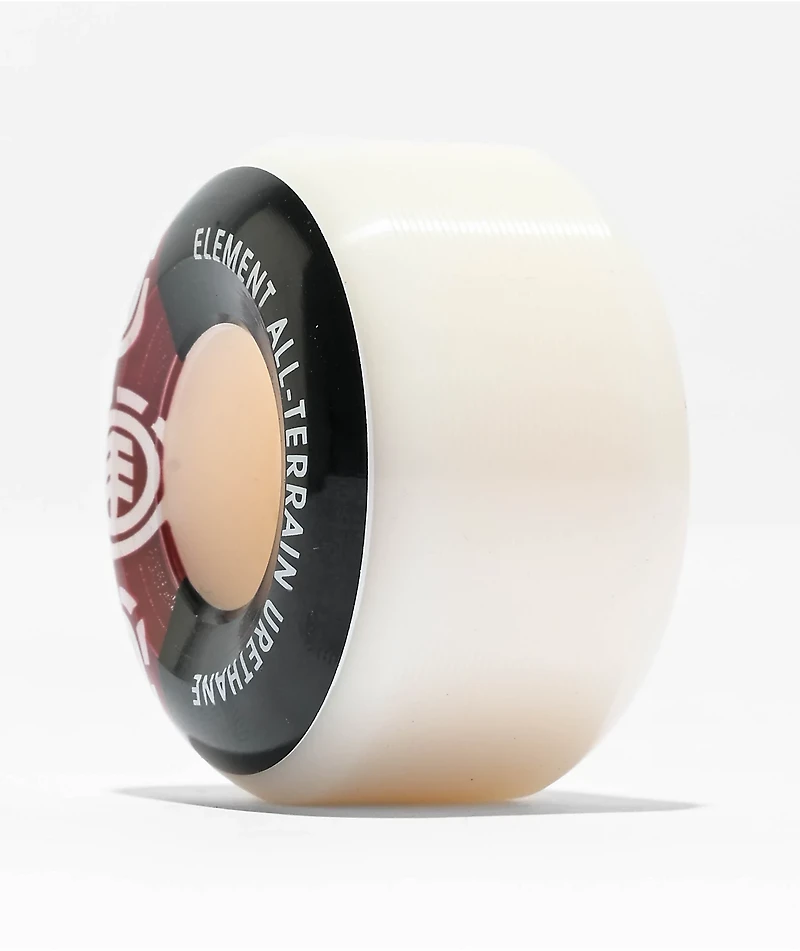 Element Section 52mm 99a White Skateboard Wheels