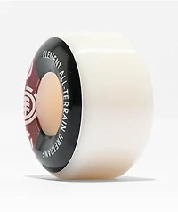 Element Section 52mm 99a White Skateboard Wheels