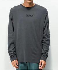 Element Shrooms Guide Long Sleeve Dark Grey T-Shirt