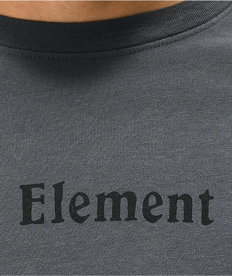 Element Shrooms Guide Long Sleeve Dark Grey T-Shirt