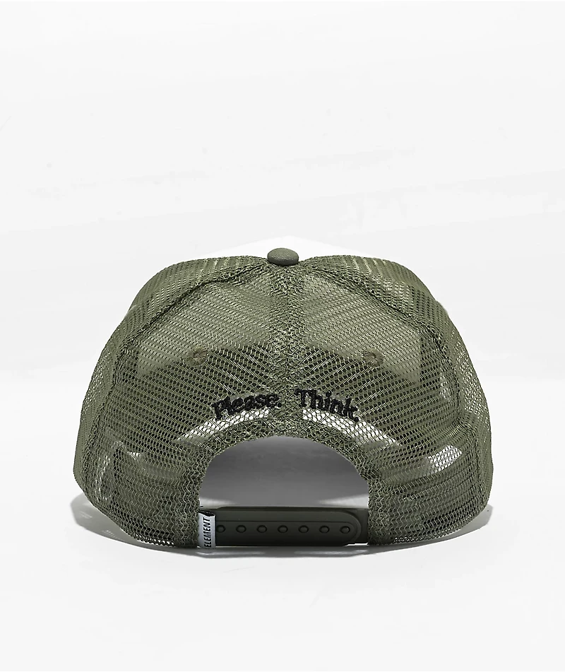 Element Smokey Bear Green & White Trucker Hat
