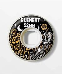 Element Timber 52mm White Skateboard Wheels