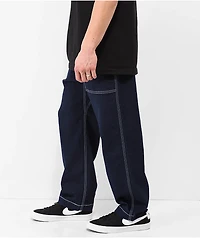 Element Wander Elastic Waist Blue Denim Jeans
