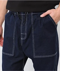 Element Wander Elastic Waist Blue Denim Jeans