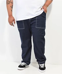 Element Wander Elastic Waist Blue Denim Jeans
