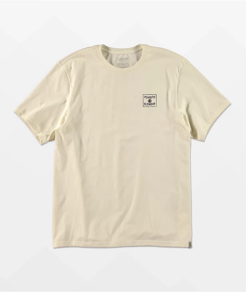 Element x Peanuts Page White T-Shirt