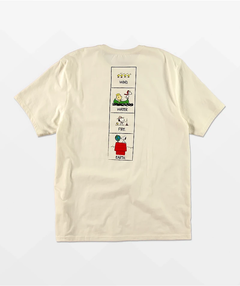 Element x Peanuts Page White T-Shirt