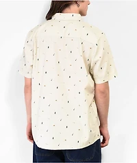 Element x Smokey Bear Barbecus Natural Short Sleeve Button Up Shirt