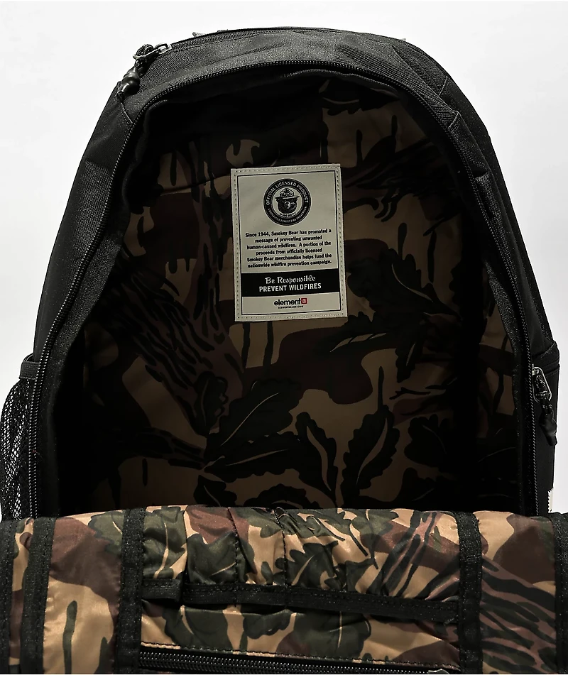 Element x Smokey Bear Scheme Black Backpack