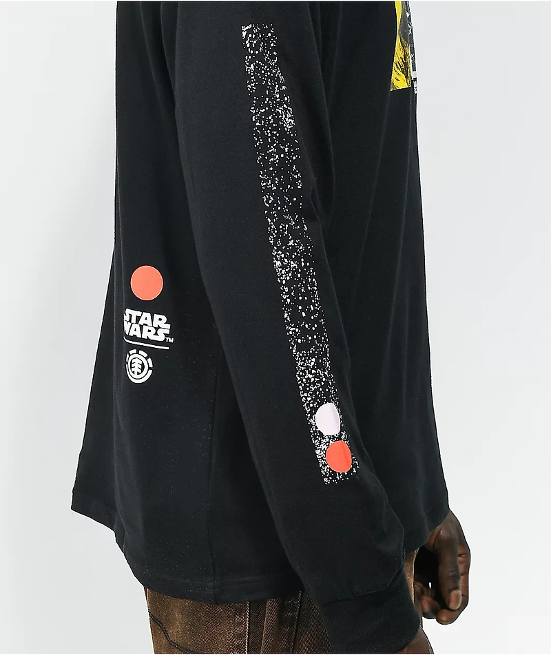 Element x Star Wars Yoda Black Long Sleeve T-Shirt