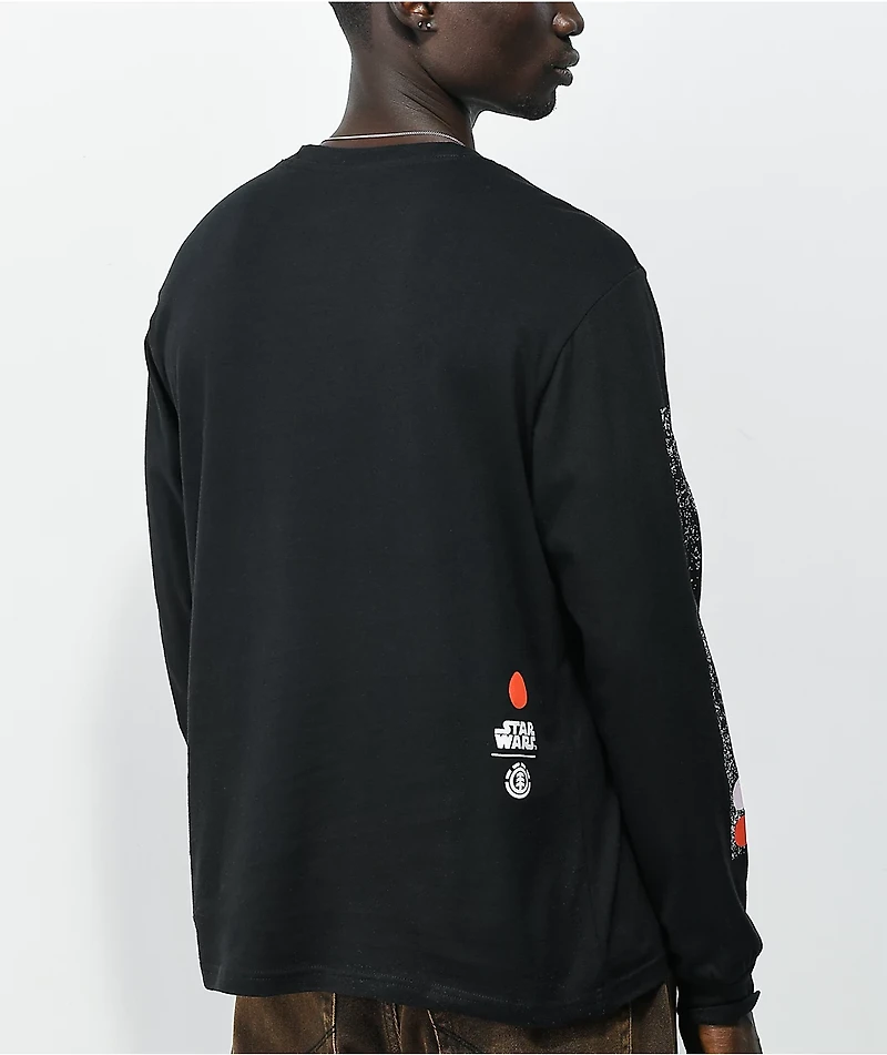 Element x Star Wars Yoda Black Long Sleeve T-Shirt