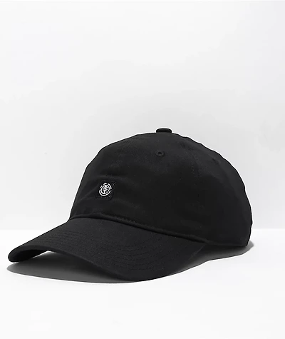 Elements Fluky Black Strapback Hat