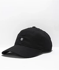 Elements Fluky Black Strapback Hat