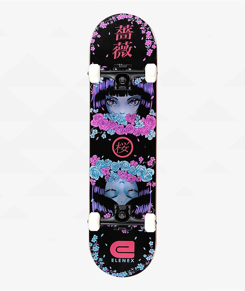 Elenex Cherry Rose 8.0" Skateboard Complete