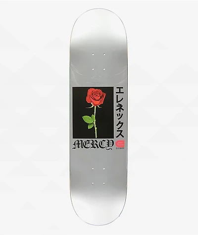 Elenex Mercy Rose Silver Foil 8.5" Skateboard Deck