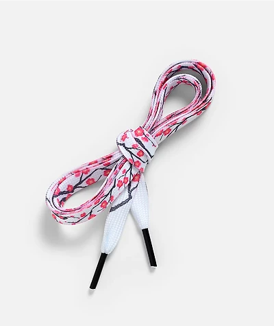 Ella Shea Cherry Blossom White Shoelaces